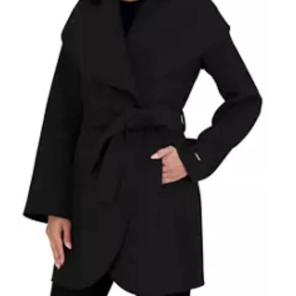 Tahari Wrap Coat - Picture 6 of 6